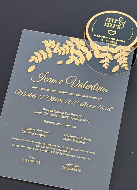 Wedding Card Customized