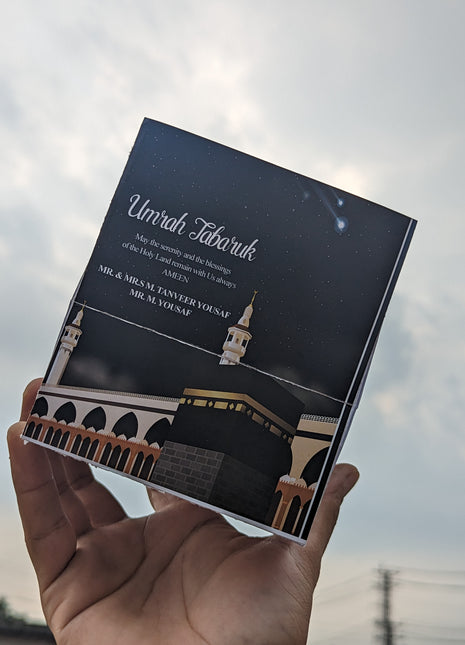 Hajj and Umrah Rectangular Card boxes