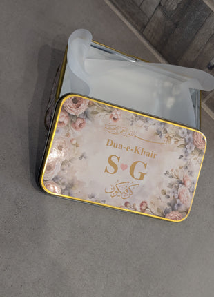 Customized Tin Bid Boxes in Pakistan – Affordable Wedding & Nikkah Gift Packaging | Printasy Pakistan
