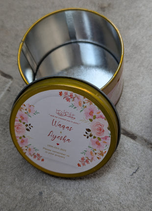Customized Tin Bid Boxes in Pakistan – Affordable Wedding & Nikkah Gift Packaging | Printasy Pakistan