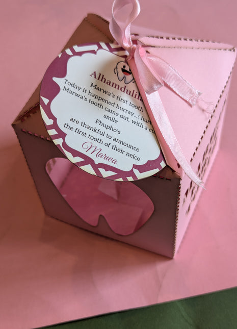 Customized First Tooth Laser Cut Boxes – Special Designs for Memorable Celebrations in Pakistan