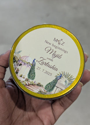 Customized Tin Bid Boxes in Pakistan – Affordable Wedding & Nikkah Gift Packaging | Printasy Pakistan