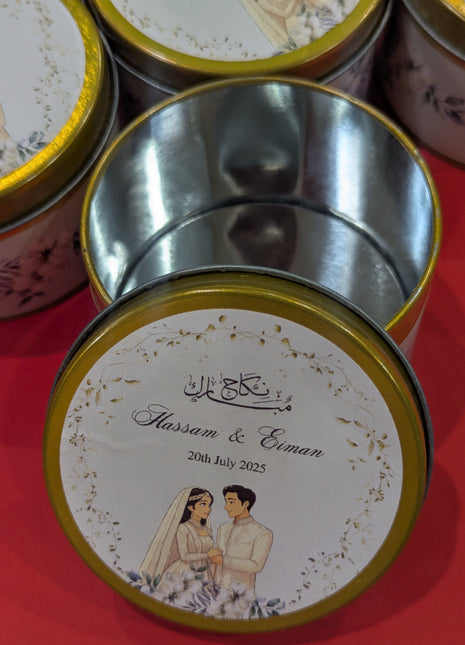 Customized Tin Bid Boxes in Pakistan – Affordable Wedding & Nikkah Gift Packaging | Printasy Pakistan