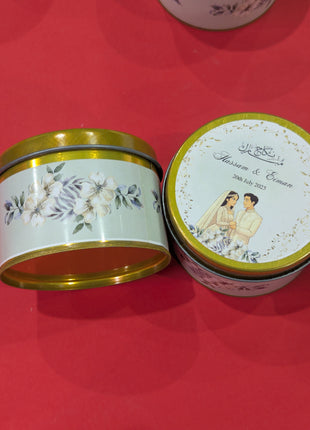 Customized Tin Bid Boxes in Pakistan – Affordable Wedding & Nikkah Gift Packaging | Printasy Pakistan