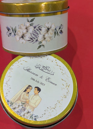 Customized Tin Bid Boxes in Pakistan – Affordable Wedding & Nikkah Gift Packaging | Printasy Pakistan