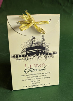 Hajj and Umrah Tabarruk Gift Bags - Flap Style - Customizable | Affordable | Fast Delivery
