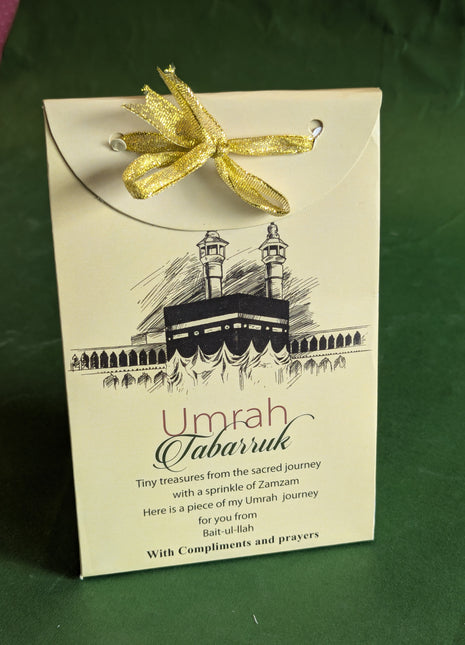 Hajj and Umrah Tabarruk Gift Bags - Flap Style - Customizable | Affordable | Fast Delivery