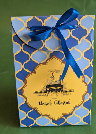 Hajj and Umrah Tabarruk Gift Bags - Flap Style - Customizable | Affordable | Fast Delivery