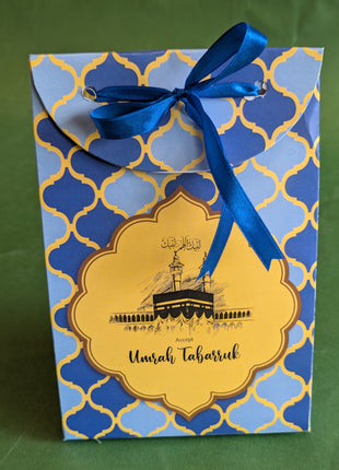 Hajj and Umrah Tabarruk Gift Bags - Flap Style - Customizable | Affordable | Fast Delivery