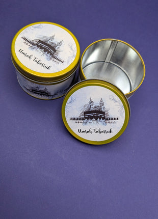 Hajj and Umrah Tin Boxes