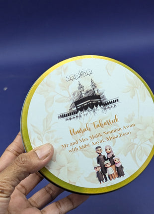 Hajj and Umrah Tin Boxes