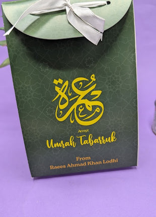 Hajj and Umrah Tabarruk Gift Bags - Flap Style - Customizable | Affordable | Fast Delivery