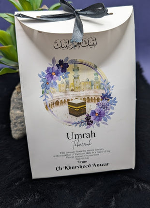 Hajj and Umrah Tabarruk Gift Bags - Flap Style - Customizable | Affordable | Fast Delivery