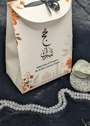 Hajj and Umrah Tabarruk Gift Bags - Flap Style - Customizable | Affordable | Fast Delivery