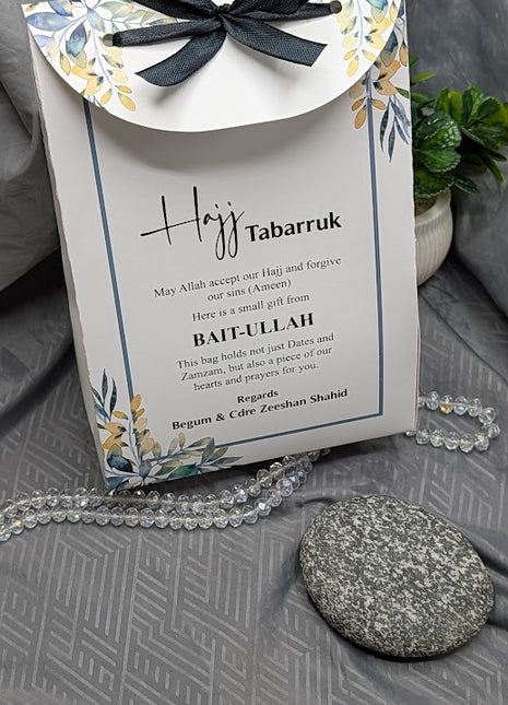 Hajj and Umrah Tabarruk Gift Bags - Flap Style - Customizable | Affordable | Fast Delivery