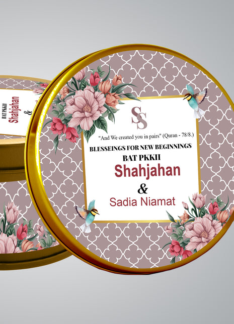 Customized Tin Bid Boxes in Pakistan – Affordable Wedding & Nikkah Gift Packaging | Printasy Pakistan