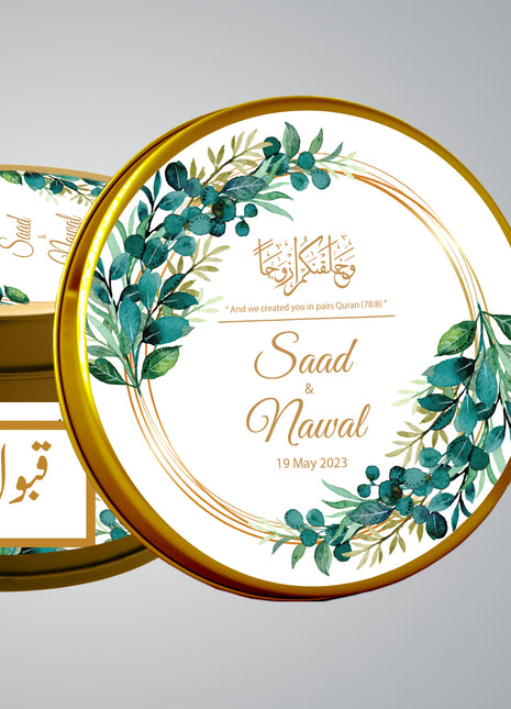 Customized Tin Bid Boxes in Pakistan – Affordable Wedding & Nikkah Gift Packaging | Printasy Pakistan