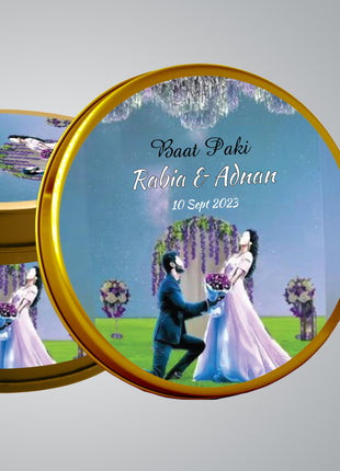 Customized Tin Bid Boxes in Pakistan – Affordable Wedding & Nikkah Gift Packaging | Printasy Pakistan