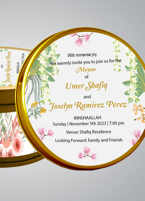Customized Tin Bid Boxes in Pakistan – Affordable Wedding & Nikkah Gift Packaging | Printasy Pakistan