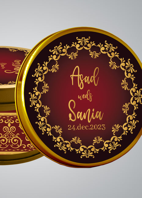 Customized Tin Bid Boxes in Pakistan – Affordable Wedding & Nikkah Gift Packaging | Printasy Pakistan