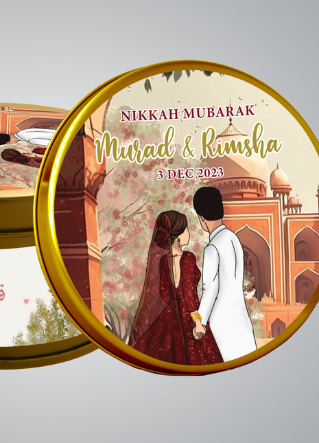 Customized Tin Bid Boxes in Pakistan – Affordable Wedding & Nikkah Gift Packaging | Printasy Pakistan