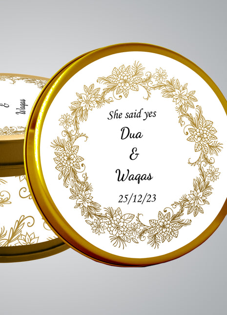 Customized Tin Bid Boxes in Pakistan – Affordable Wedding & Nikkah Gift Packaging | Printasy Pakistan