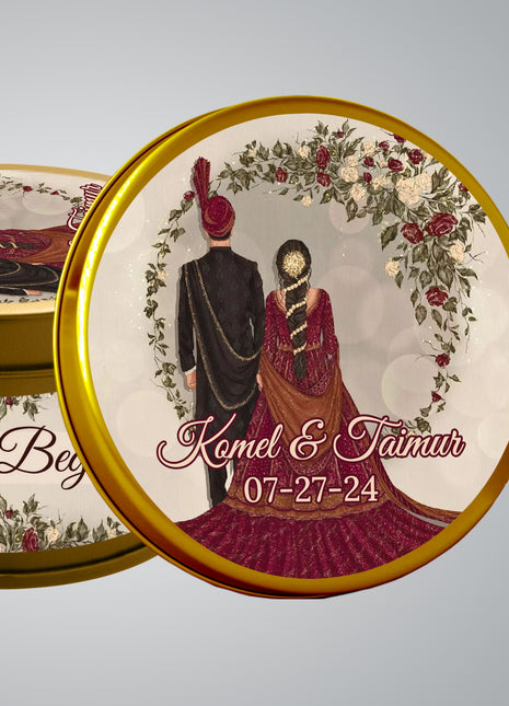 Customized Tin Bid Boxes in Pakistan – Affordable Wedding & Nikkah Gift Packaging | Printasy Pakistan
