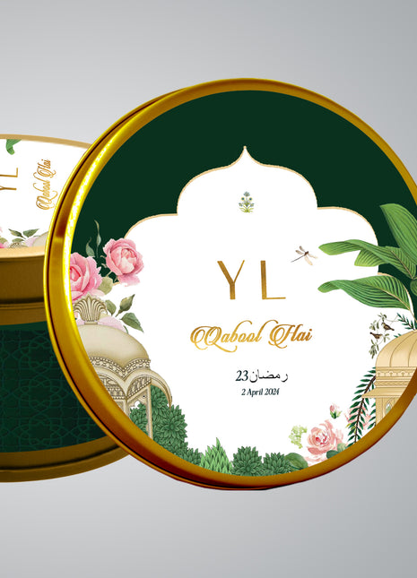 Customized Tin Bid Boxes in Pakistan – Affordable Wedding & Nikkah Gift Packaging | Printasy Pakistan