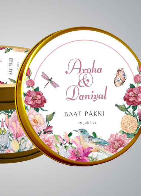 Customized Tin Bid Boxes in Pakistan – Affordable Wedding & Nikkah Gift Packaging | Printasy Pakistan