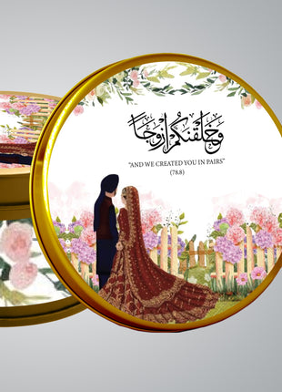 Customized Tin Bid Boxes in Pakistan – Affordable Wedding & Nikkah Gift Packaging | Printasy Pakistan