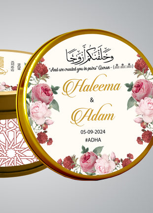 Customized Tin Bid Boxes in Pakistan – Affordable Wedding & Nikkah Gift Packaging | Printasy Pakistan