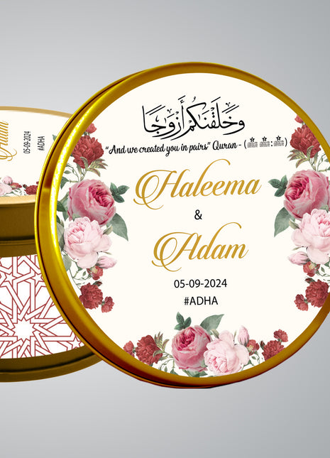 Customized Tin Bid Boxes in Pakistan – Affordable Wedding & Nikkah Gift Packaging | Printasy Pakistan