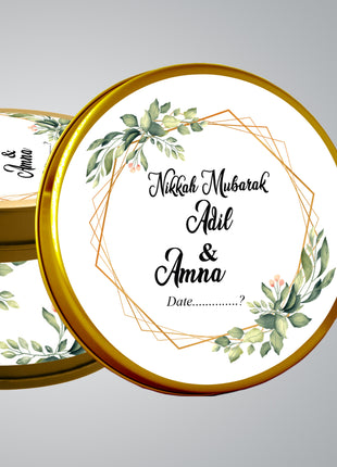 Customized Tin Bid Boxes in Pakistan – Affordable Wedding & Nikkah Gift Packaging | Printasy Pakistan