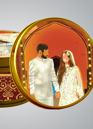 Customized Tin Bid Boxes in Pakistan – Affordable Wedding & Nikkah Gift Packaging | Printasy Pakistan