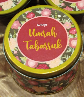 Hajj and Umrah Tin Boxes