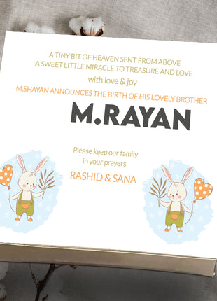 Baby Birth Announcement Boxes in Pakistan | Customized Methai & Sweet Boxes – Lowest Price