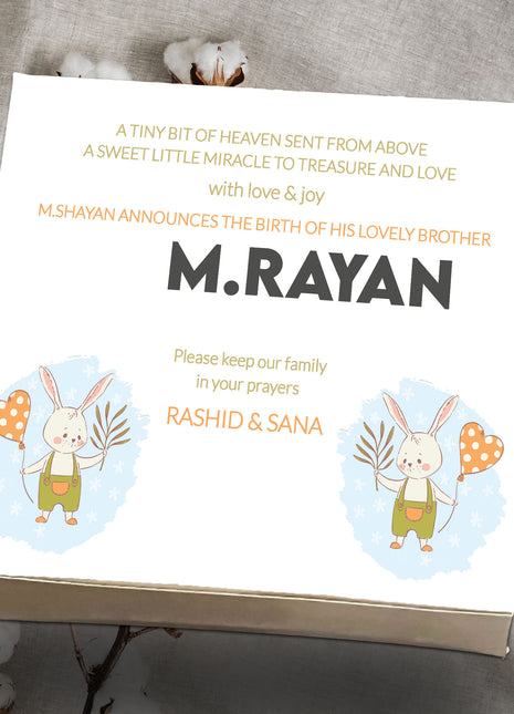 Baby Birth Announcement Boxes in Pakistan | Customized Methai & Sweet Boxes – Lowest Price