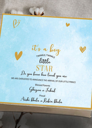 Baby Birth Announcement Boxes in Pakistan | Customized Methai & Sweet Boxes – Lowest Price