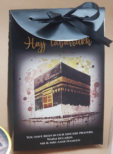 Hajj and Umrah Tabarruk Gift Bags - Flap Style - Customizable | Affordable | Fast Delivery