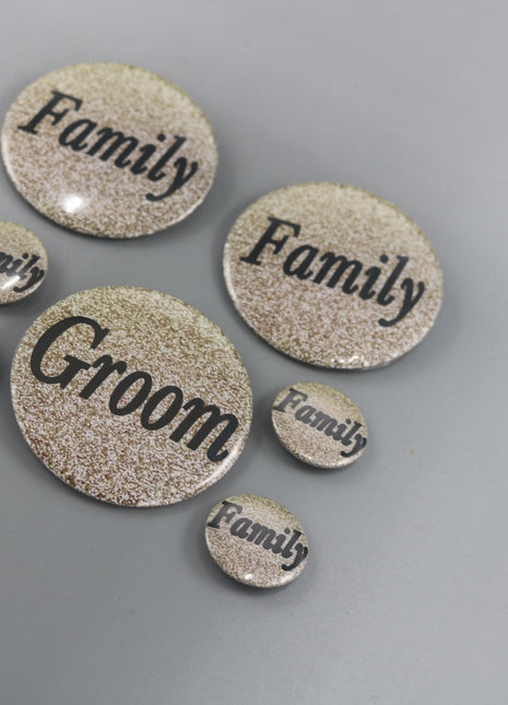 Customized Wedding Badges