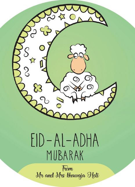 Customized Eid ul Adha Badges