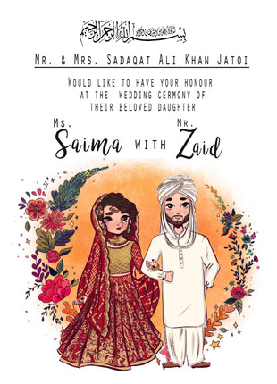 Customized Wedding Cards