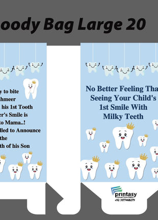 FIRST TOOTH GOODY BAGS IN PAKISTAN | CUSTOMIZED PARTY & KEEPSAKE BAGS – LOWEST PRICE