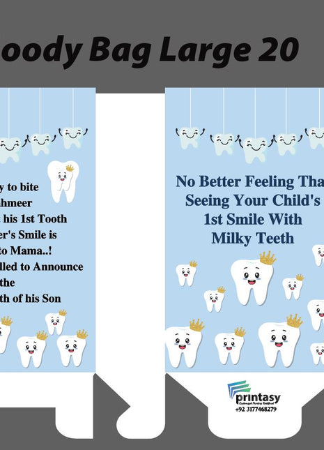 FIRST TOOTH GOODY BAGS IN PAKISTAN | CUSTOMIZED PARTY & KEEPSAKE BAGS – LOWEST PRICE