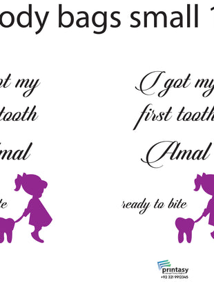 FIRST TOOTH GOODY BAGS IN PAKISTAN | CUSTOMIZED PARTY & KEEPSAKE BAGS – LOWEST PRICE