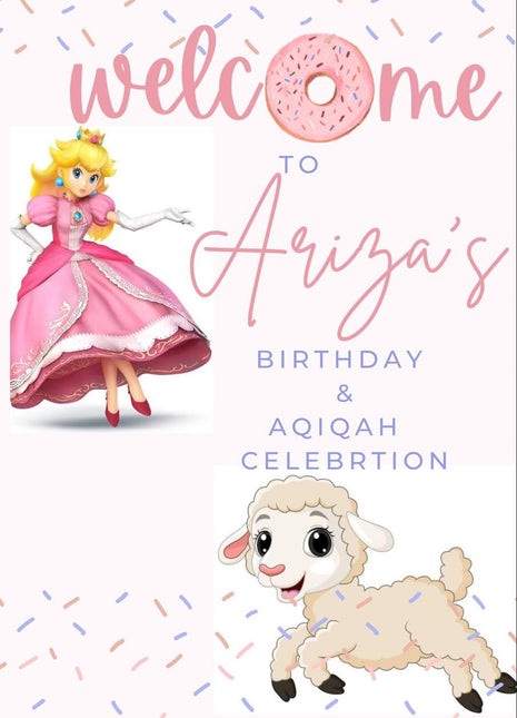 Aqeeqa Welcome Board