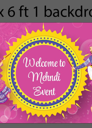 Customized Wedding Backdrop Flex