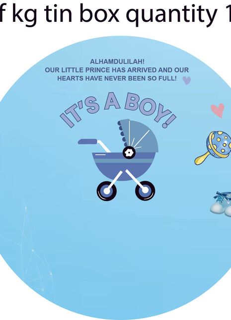 Baby Birth Announcement Boxes in Pakistan | Customized Methai & Sweet Boxes – Lowest Price