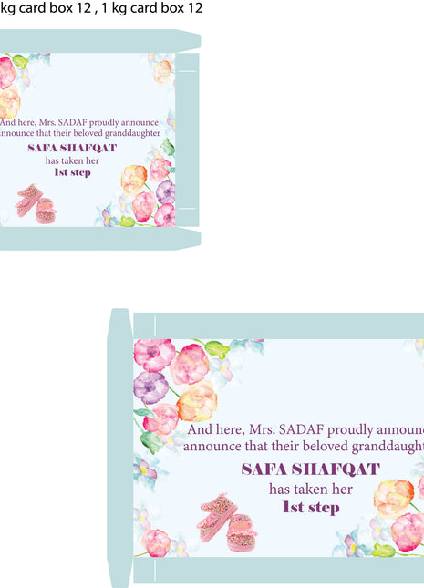 Baby Birth Announcement Boxes in Pakistan | Customized Methai & Sweet Boxes – Lowest Price