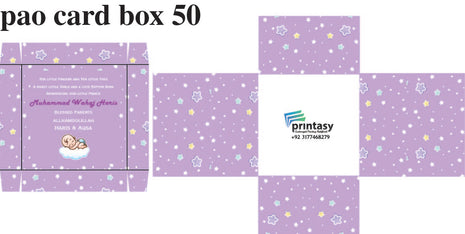 Baby Birth Announcement Boxes in Pakistan | Customized Methai & Sweet Boxes – Lowest Price